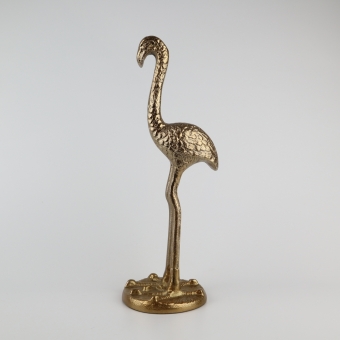 Deco flamingo brons/ goud