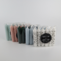 Rustik Lys kaars chalk