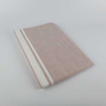 Linen & More tafelloper wit/roze