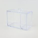 Transparante acryl bak met deksel