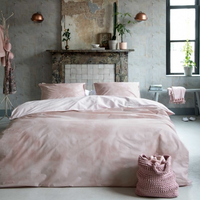 Walra luxe dekbedovertrek Cloudy Days roze Walra luxe dekbedovertrek Cloudy Days roze