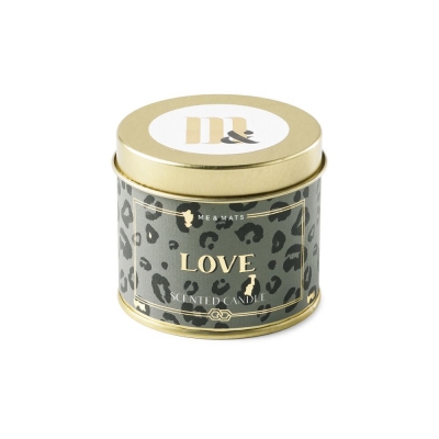 ME&MATS Tin candle Crazy Leopard ME&MATS Tin candle Crazy Leopard