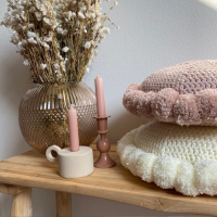 Vaas hurricane rond nude/pink